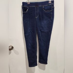 Gloria Vanderveld Dark Blue Women's Cropped Jeans